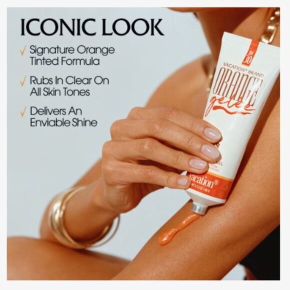 Vacation Beauty Orange Gelée SPF 30 Sunscreen Gel, BNIB - Picture 8 of 12